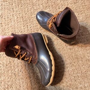 Sperry Women's Brown and Black Winter Boots